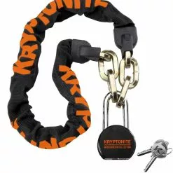 Kryptonite Chain Lock Messenger 9.5Mmx100Cm Incl Moly Pdlock