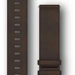 Armband Garmin Quick Release 20 Mm Läder Mörkbrun