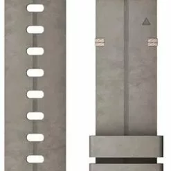 Armband Garmin Quickfit 20 Läder Skiffergrå