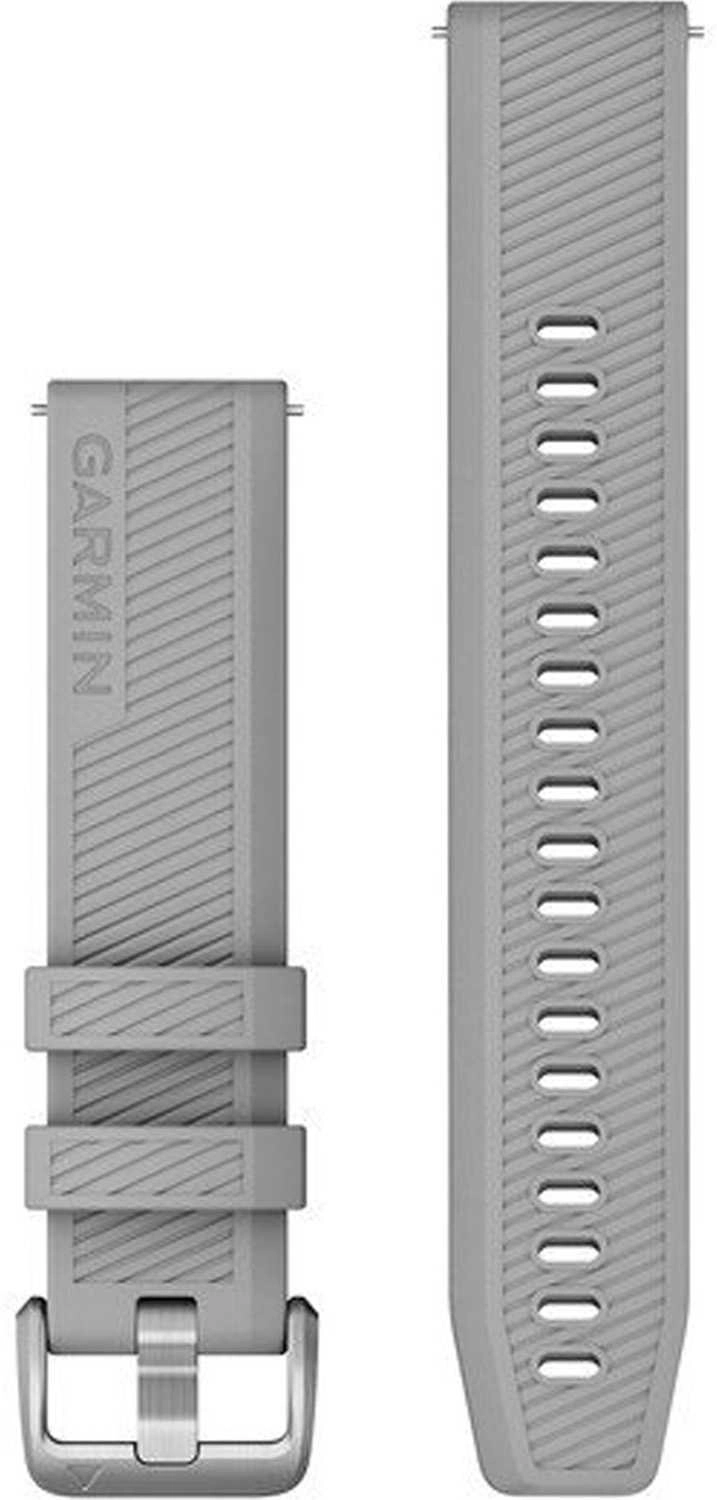 Armband Garmin Quick Release 20 Mm Silikon Pudergrå/grå 3 Armband Garmin Quick Release 20 Mm Silikon Pudergrå/grå
