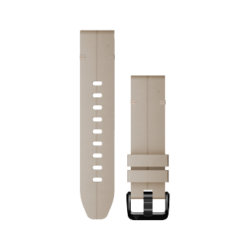 Armband Garmin Quickfit 20 Läder Ljusgrått -Cyklar affär 010 13102 06 hr 1000 1