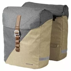 Packväska Racktime Heda 2x12 L Svart/brun -Cyklar affär 0200 002 1