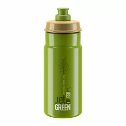 Flaska Elite JET Green Olive White Logo 550ml