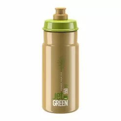 Flaska Elite JET Green Brown White Logo 550ml