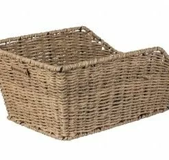 Cykelkorg Basil Rear Cento Rattan Look Seagrass
