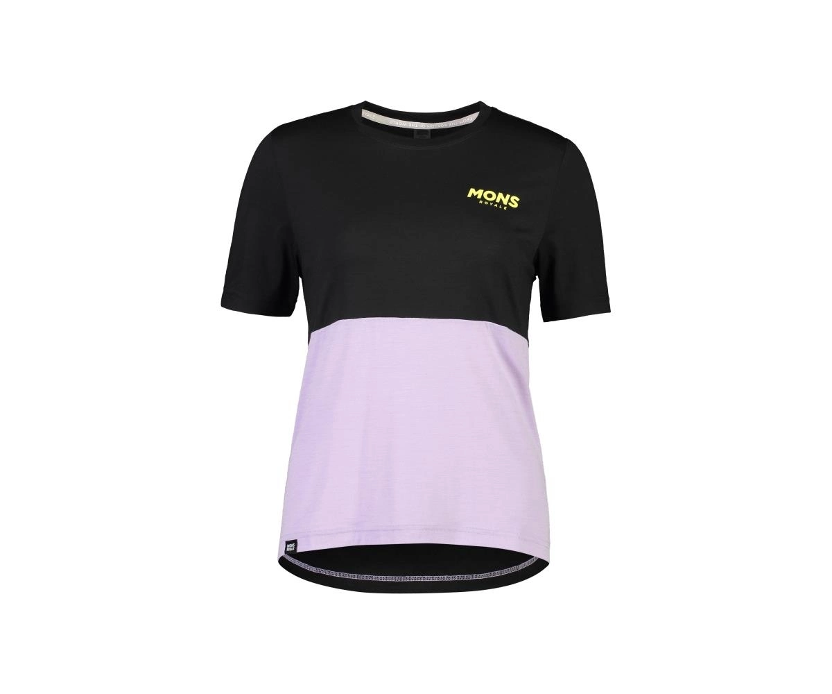 Mons Royale Tröja Mons Royal Wool Womens Tarn Freeride Tee Lila 3 Mons Royale Tröja Mons Royal Wool Womens Tarn Freeride Tee Lila