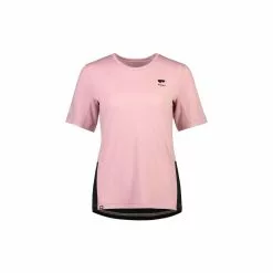 Cykeltröja Mons Royale Dam Tarn Shift T-Shirt Rosa/svart