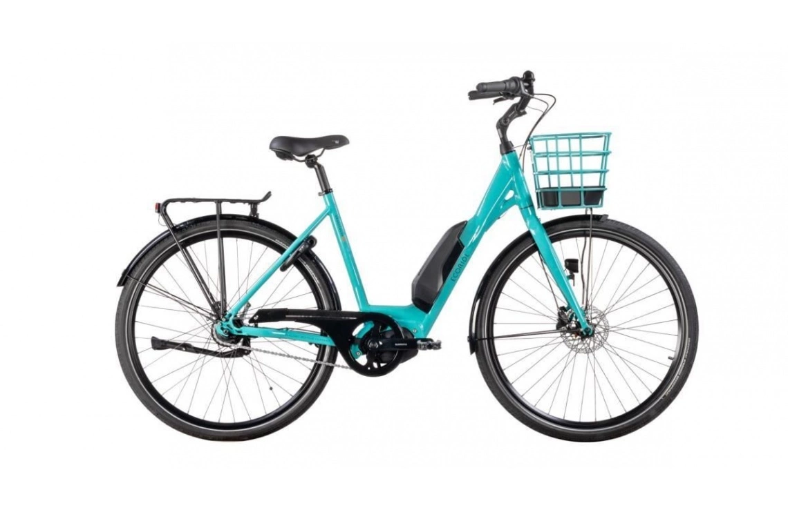 Elcykel Ecoride Ambassador 28 AXS M-5 E6 Dam Turkos 3 Elcykel Ecoride Ambassador 28 AXS M-5 E6 Dam Turkos