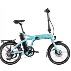 Hopfällbar Elcykel Ecoride Flexer 20 HS Fold H-9 Ljusblå