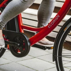 Elcykel Ecoride Ambassador 28 AXS H-7 Dam Röd -Cyklar affär 102 rd10 11