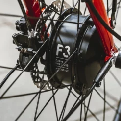 Elcykel Ecoride Ambassador 28 AXS H-7 Dam Röd -Cyklar affär 102 rd10 14