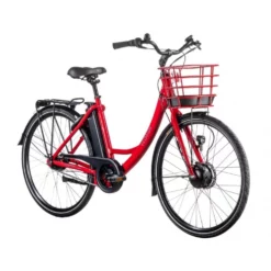 Elcykel Ecoride Ambassador 28 AXS H-7 Dam Röd -Cyklar affär 102 b