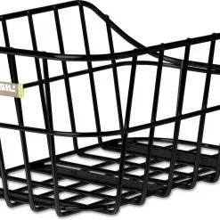 Cykelkorg Basil Cento Bak Aluminium Matt Svart