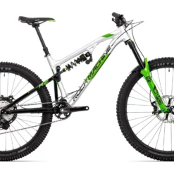 MTB Rock Machine Blizzard 90-297 RZ Silver/svart/grön