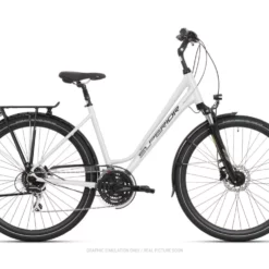 Hybridcykel Superior STK 400 L Vit/silver
