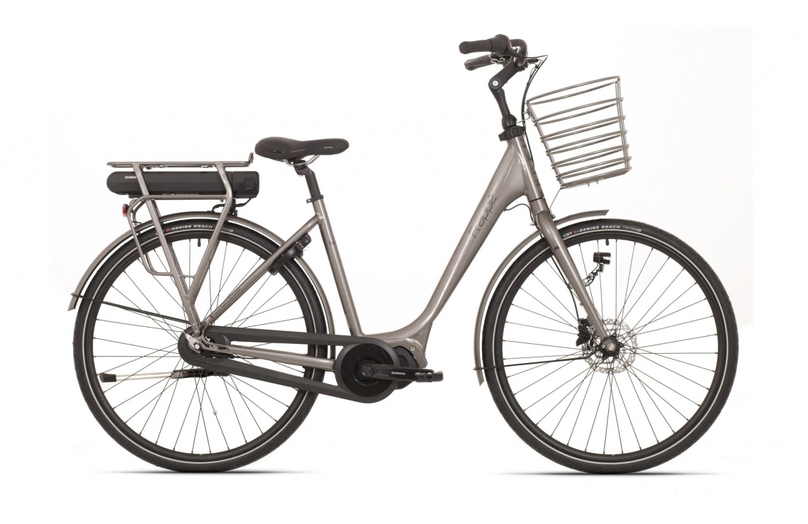 Elcykel Frappé FSC 400 Dam Grå 7 Växlar 3 Elcykel Frappé FSC 400 Dam Grå 7 Växlar