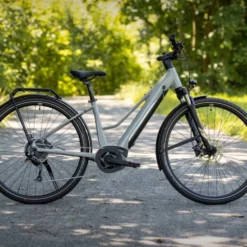 Elcykel Superior EXR 6050 BL Touring Grå/silver -Cyklar affär 17532 exr 6050 bl touring gloss gray chrome silver 1 1200