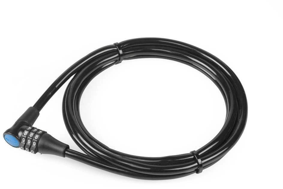 Vajerlås XLC LO-L13 8 X 1800 Mm Svart 3 Vajerlås XLC LO-L13 8 X 1800 Mm Svart