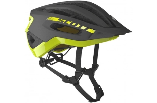 Cykelhjälm Scott Fuga PLUS Mips Grå/gul 4 Cykelhjälm Scott Fuga PLUS Mips Grå/gul - Bild 2