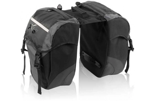 Packväskor XLC BA-S41 2 X 15 L Grå/svart 4 Packväskor XLC BA-S41 2 X 15 L Grå/svart - Bild 2