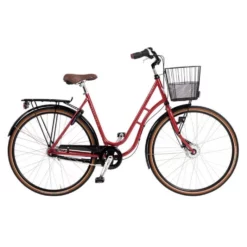 Damcykel Skeppshult Natur 7-Växlar Röd