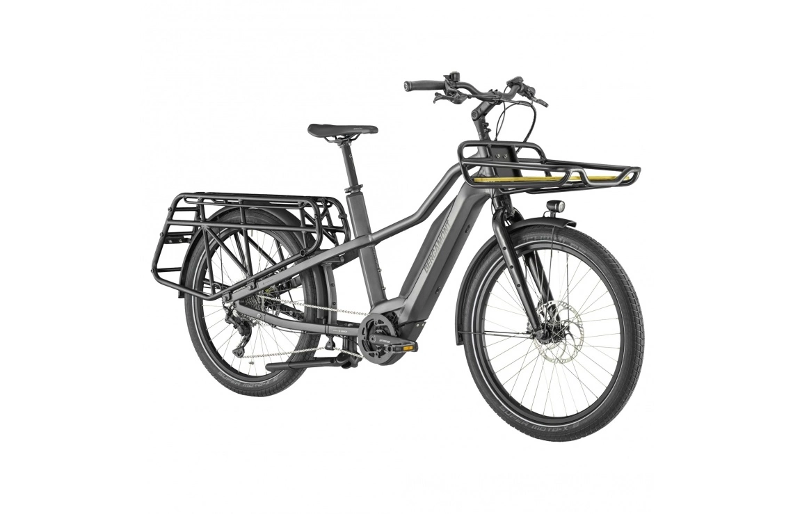 Lastcykel Bergamont E-Cargoville LT Edition Grå 4 Lastcykel Bergamont E-Cargoville LT Edition Grå - Bild 2