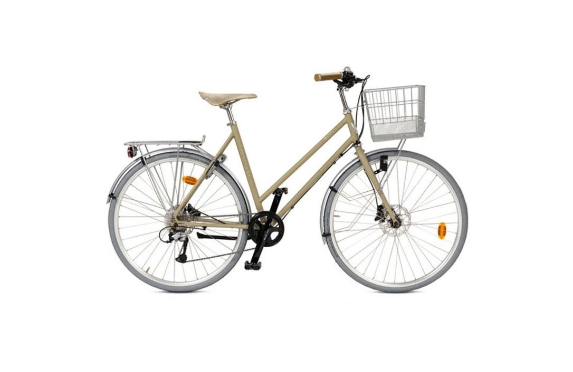 Damcykel Skeppshult Favorit Sport 9-Växlar Beige 3 Damcykel Skeppshult Favorit Sport 9-Växlar Beige