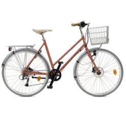 Damcykel Skeppshult Favorit Sport 9-Växlar Brun