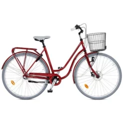 Damcykel Skeppshult Smile 7-Växlar Mörkröd