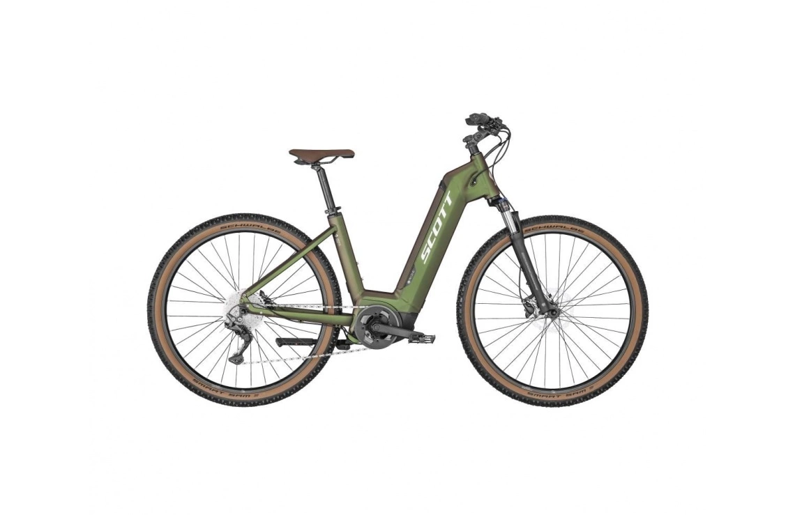 Elcykel Scott Sub Cross ERIDE 10 Grön 3 Elcykel Scott Sub Cross ERIDE 10 Grön