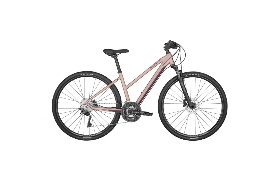 Hybridcykel Scott Sub Cross 10 Dam Rosa 3 Hybridcykel Scott Sub Cross 10 Dam Rosa