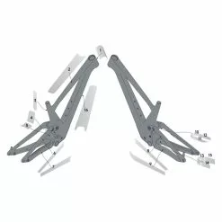 Ramskydd Syncros Kit GENIUS Carbon Clear Gloss