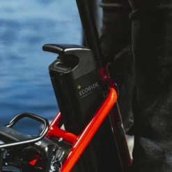 Hopfällbar Elcykel Ecoride Flexer 20 AXS Fold H-3 Röd -Cyklar affär 302 rd10 11