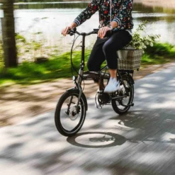 Hopfällbar Elcykel Ecoride Flexer 20 HS Fold M-9 Brun -Cyklar affär 366 bn10 4