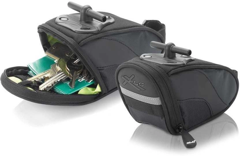Sadelväska XLC BA-S44 0.45 L Svart/grå 3 Sadelväska XLC BA-S44 0.45 L Svart/grå