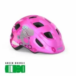 Cykelhjälm Barn MET Hooray Grönt Spänne Pink Whale 5 Cykelhjälm Barn MET Hooray Grönt Spänne Pink Whale -Cyklar affär 3hpgm144ce80xspw1 1