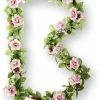 Girlang Basil 130 Cm Rosa/Rosor -Cyklar affär 50269 basil flower garland roses scaled