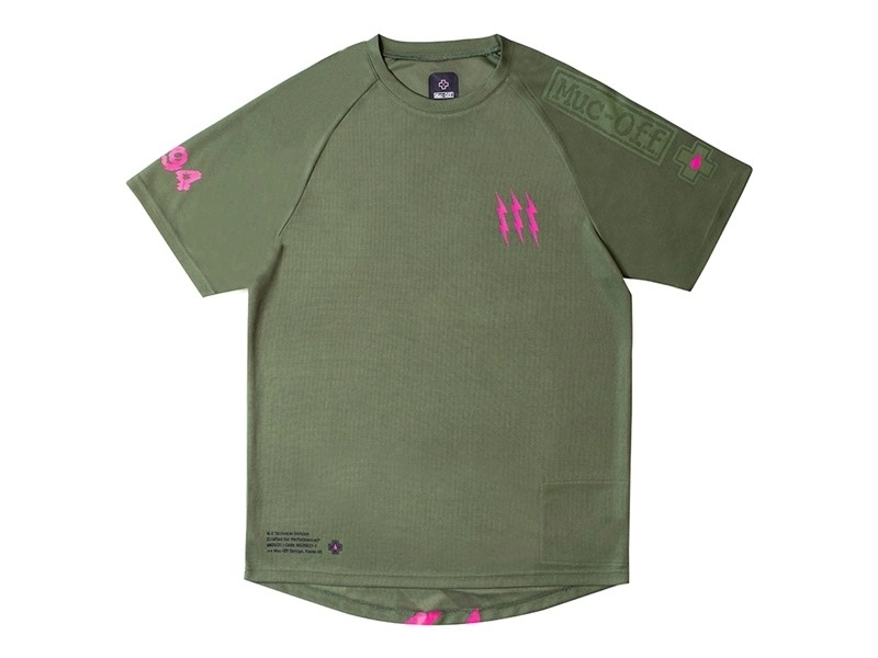 Tröja MUC-OFF Riders Jersey S/S Green 3 Tröja MUC-OFF Riders Jersey S/S Green