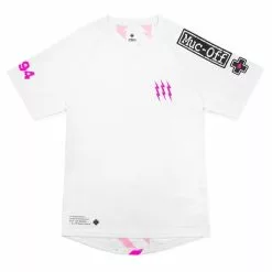 Tröja MUC-OFF Riders Jersey S/S White