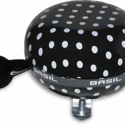 Ringklocka Basil Polkadot Big Bell Svart/vitprickig