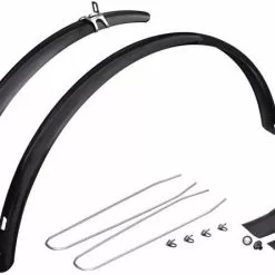 Skärmset Eurofender Snello Suspension 51 28" Svart/silver