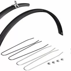 Skärmset Eurofender Snello Suspension 46 28" Svart/silver