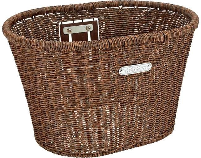Cykelkorg Basket Electra Plastic Woven Dark Brown 3 Cykelkorg Basket Electra Plastic Woven Dark Brown