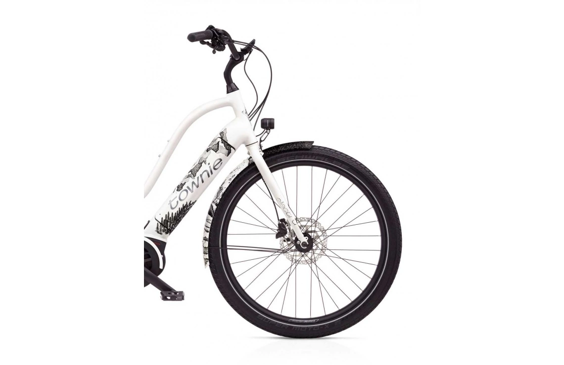 Elcykel Cruiser Electra Townie Path Go! 10D Dam Vit 5 Elcykel Cruiser Electra Townie Path Go! 10D Dam Vit - Bild 3