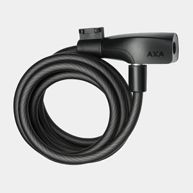 Spirallås AXA Resolute 180 Cm 8 Mm Inkl. Fäste 3 Spirallås AXA Resolute 180 Cm 8 Mm Inkl. Fäste