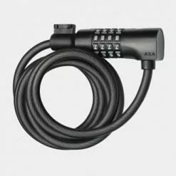 Spirallås AXA Resolute C 180 Cm 8 Mm Inkl. Fäste -Cyklar affär 59440895SC spirallas axa resolute c 180 cm o8 mm inkl faste 1