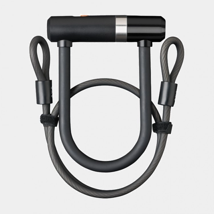 Bygellås AXA Newton Mini 150 Mm Inkl. Fäste + Låsvajer AXA 100 Cm 8 Mm 3 Bygellås AXA Newton Mini 150 Mm Inkl. Fäste + Låsvajer AXA 100 Cm 8 Mm