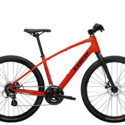 Hybridcykel Trek Dual Sport 1 Gen 5 Röd