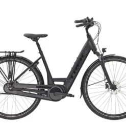 Elcykel Trek District+ 6 Lowstep 400wh Dam Svart