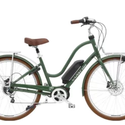 Trek Elcykel Electra Cruiser Townie Commute Go! 5i Step-thru Grön